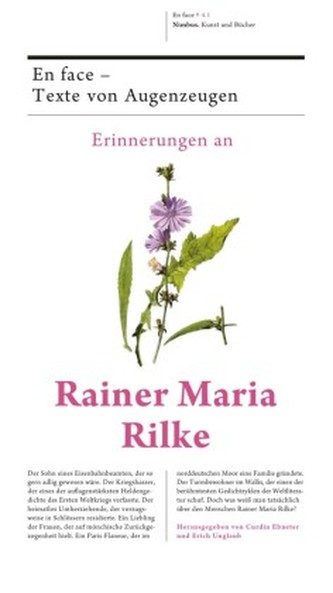 Erinnerungen an Rainer Maria Rilke, 2 Bde.