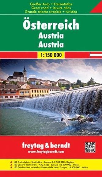 GAOEN Velký autoatlas Rakouska