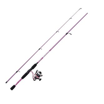 Přívlačový prut s navijákem FD Tanager Pink Camo II Spin 2,10m 7-20g
