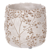 Obal betonový s dekorem gypsophily.
