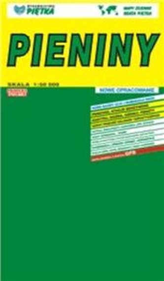 PIENINY  mapa 1:25 000