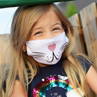 Dětská rouška - Zajíček