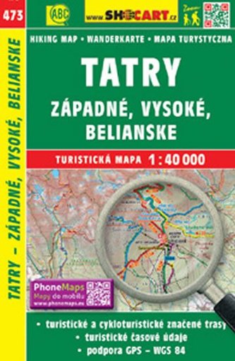 SC 473 Vysoké Tatry + Západné, Belianské 1:40 000