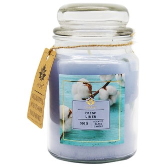 ARÔME Svíčka 560 g, ve skle, Fresh Linen