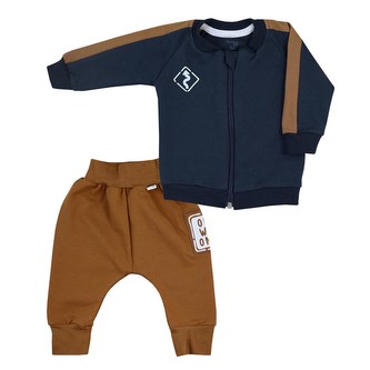 Kojenecké tepláčky a mikinka Koala One Way Only modrá - velikost 68 (4-6m)