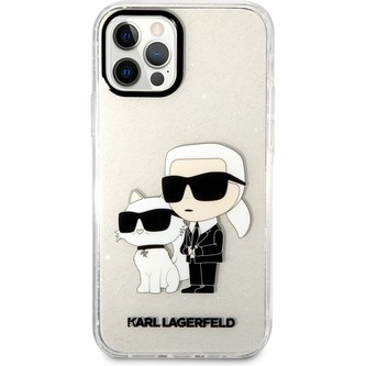 Karl Lagerfeld IML Glitter Karl and Choupette NFT kryt iPhone 12/12 Pro čirý Karl Lagerfeld IML Glitter Karl and Choupette NFT kryt iPhone 12/12 Pro čirý