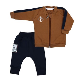 Kojenecké tepláčky a mikinka Koala One Way Only hnědá - velikost 74 (6-9m)