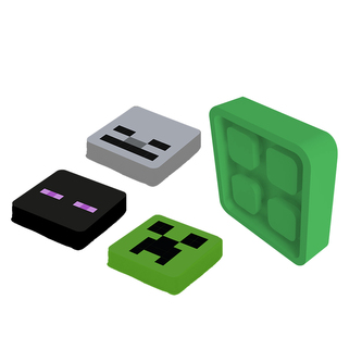 PIXIE CREW & MINECRAFT odznáček s motivem CREEPER