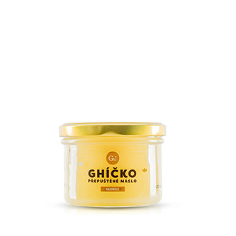 České ghíčko Přepuštěné máslo ghí skořice a vanilka 220 ml
