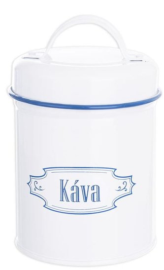 Dóza na kávu kulatá BLUE LINE