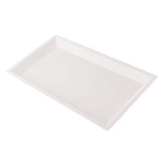 Dřevěný podnos - bílý, 0/96