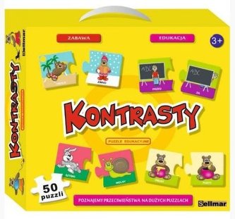 Puzzle edukacyjne Kontrasty ABINO