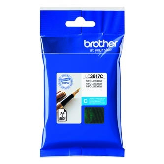 LC3617C Inkjet pro MFC-J2330DW, J3530DW, J3590DW tiskárny, BROTHER cyan, 550 stran
