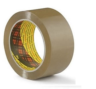 3M 309 Nehlučná balicí páska, 50 mm x 66 m, hnědá