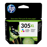 3YM63AE Inkoustová cartridge, barevná, pro tiskárny Deskjet 2320,2710, 4120, HP 305xl, 200 stran, HP