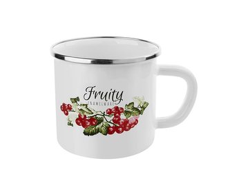 SMALTOVANÝ HRNEK 12CM, 1,2L KALINA