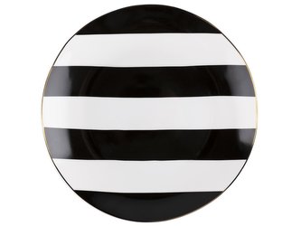 TALÍŘ DEZERTNÍ  STRIPES BLACK 20CM