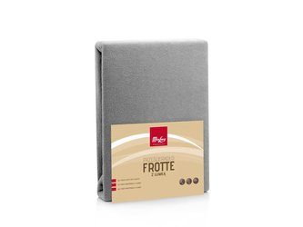 NAPÍNACÍ PROSTĚRADLO FROTTE160X200CM ŠEDÉ