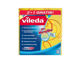 Hadřík "Colors", s mikrovlákny, 2+1 ks, VILEDA F144826