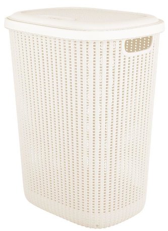 KOŠ NA PRÁDLO RATTAN 57L BÉŽOVÝ