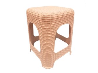 TABURET RATAN 180KG BÉŽOVÝ -BEN