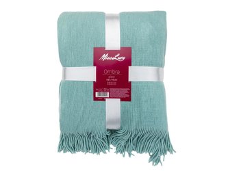 Miss Lucy pléd  Ombra 130 x 170 cm tyrkysový