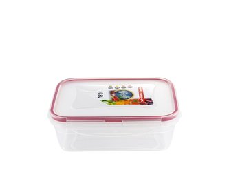 Florina fresh box na potraviny  Fresh Box 800 ml transparentní//červené těsnění