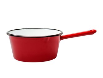 SMALTOVANÝ RENDLÍK  16CM 1,23L ČERVENÝ B/P