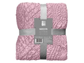 PŘEHOZ LETTINA 170X210CM RŮŽOVÝ