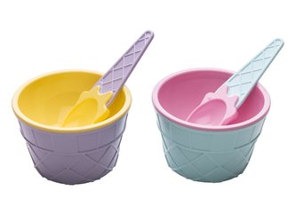 MISKY NA ZMRZLINU SE LŽIČKAMI 4-DÍLNÁ SADA MISKY NA ZMRZLINU SE LŽIČKAMI 4-DÍLNÁ SADA