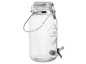 COLLIN SKLENĚNÁ DÓZA S KOHOUTKEM 3,3L