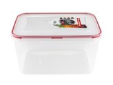 Florina fresh box na potraviny  Fresh Box 4,5 l transparentní//červené těsnění