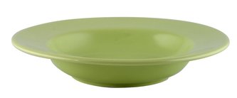 TALÍŘ MONOKOLOR HLUBOKÝ 22CM ZELENÝ