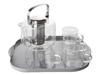 ČAJOVÁ KONVICE 670 ML + SKLENKY