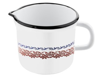 SMALTOVANÝ HRNEK S VÝLEVKOU 12CM 1,24L VERRYMERRY