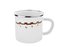 HRNEK SMALTOVANÝ 10CM 700ML SANTA LOVE