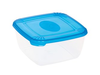 BOX NA POTRAVINY  POLAR ČTVERCOVÝ 1500ML ŠEDÝ -PT 1676