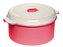KULATÁ NÁDOBA DO MIKROVLNNÉ TROUBY 2 L ČERVENÁ