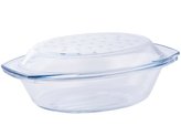 SKLENĚNÝ PEKÁČ NA PEČENÍ GRILL&DROP 2,9 L -WOŁ*