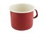 SMALTOVANÝ HRNEK S VÝLEVKOU ČERVENÝ 12CM 1L FORTE