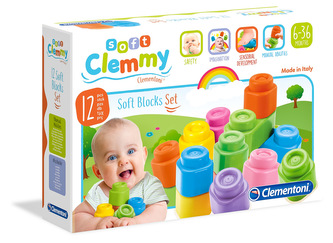Soft Clemmy Sada 12 měkkých kostek