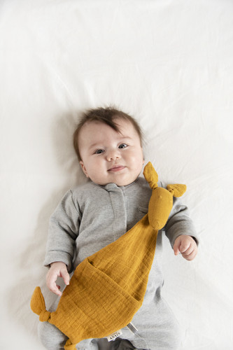 Mušelínový muchláček Kangaroo  Bliss Mustard