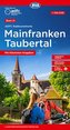 ADFC-Radtourenkarte 21 Mainfranken Taubertal 1:150.000, mit Kilometer-Angaben, reiß- und wetterfest, GPS-Tracks Download, E-Bike