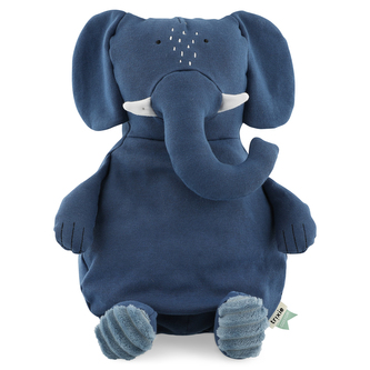 100% organic cotton plush toy large- Mrs. Elephant