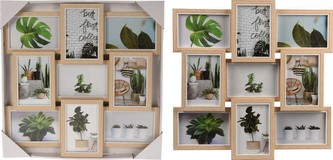 Fotorámeček nástěnný na více fotek 44,5 x 44,5 cm