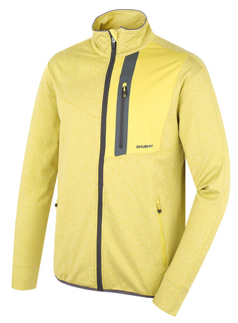 Pánská mikina na zip Ane M lime green - XXL Pánská mikina na zip Ane M lime green - XXL