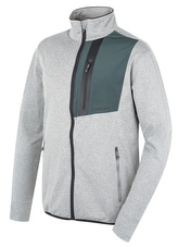 Pánská mikina na zip Ane M grey green - XXL