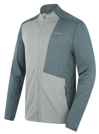 Pánská mikina na zip Tarp zip M black green/dk. grey green - XL