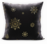 Polštář SNOWFLAKE černá/zlatá 40x40 cm  Mybesthome
