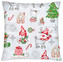 Bavlněný polštář 037 CHRISTMAS bílá 40x40 cm, Mybesthome